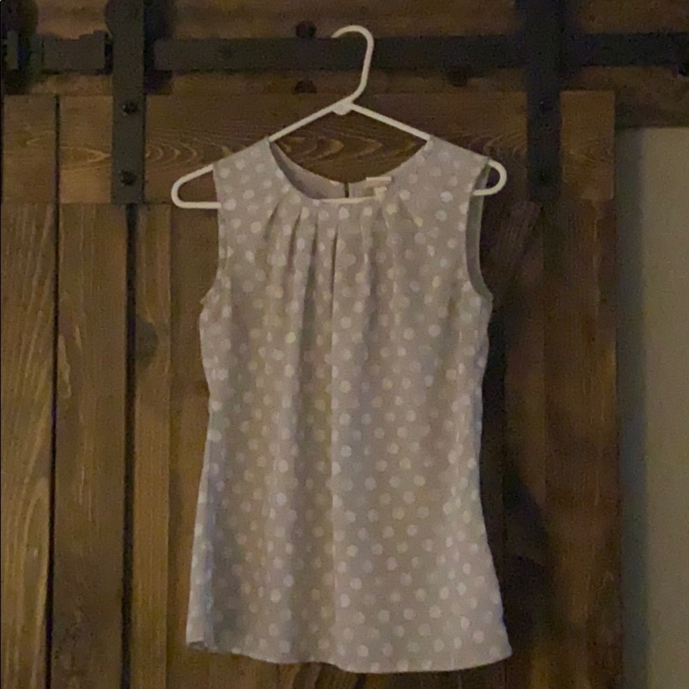 Polka dot blouse